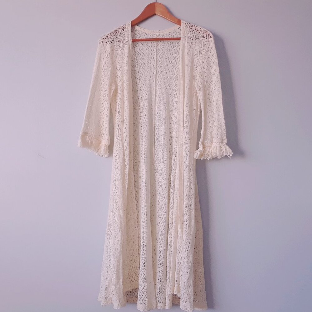 Hollister Cotton Boho Duster Cardigan M